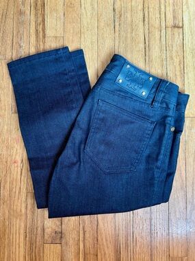 Tory Burch Dark Indigo Straight Jeans